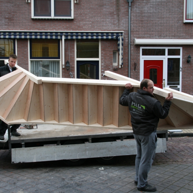 Trappen maken en plaatsen